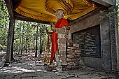 Angkor Thom - Tep Pranam - standing Buddha, in the absence of fear gesture.